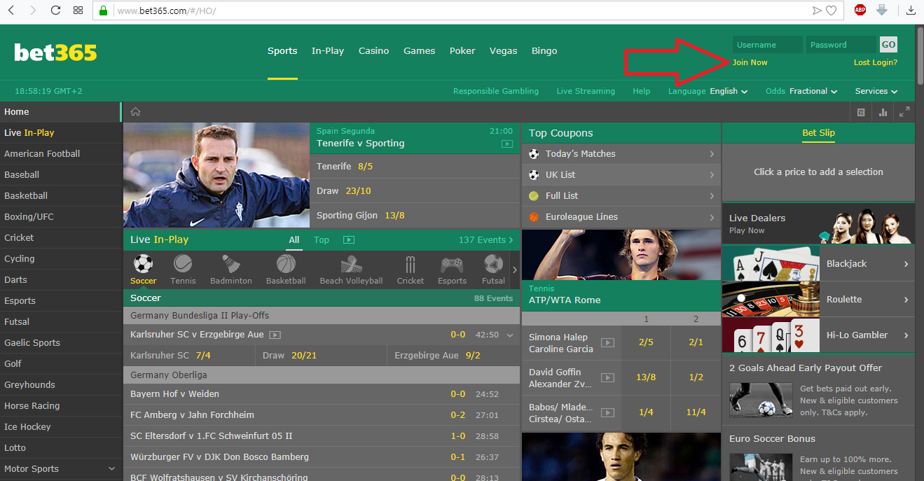 Bet365 Login